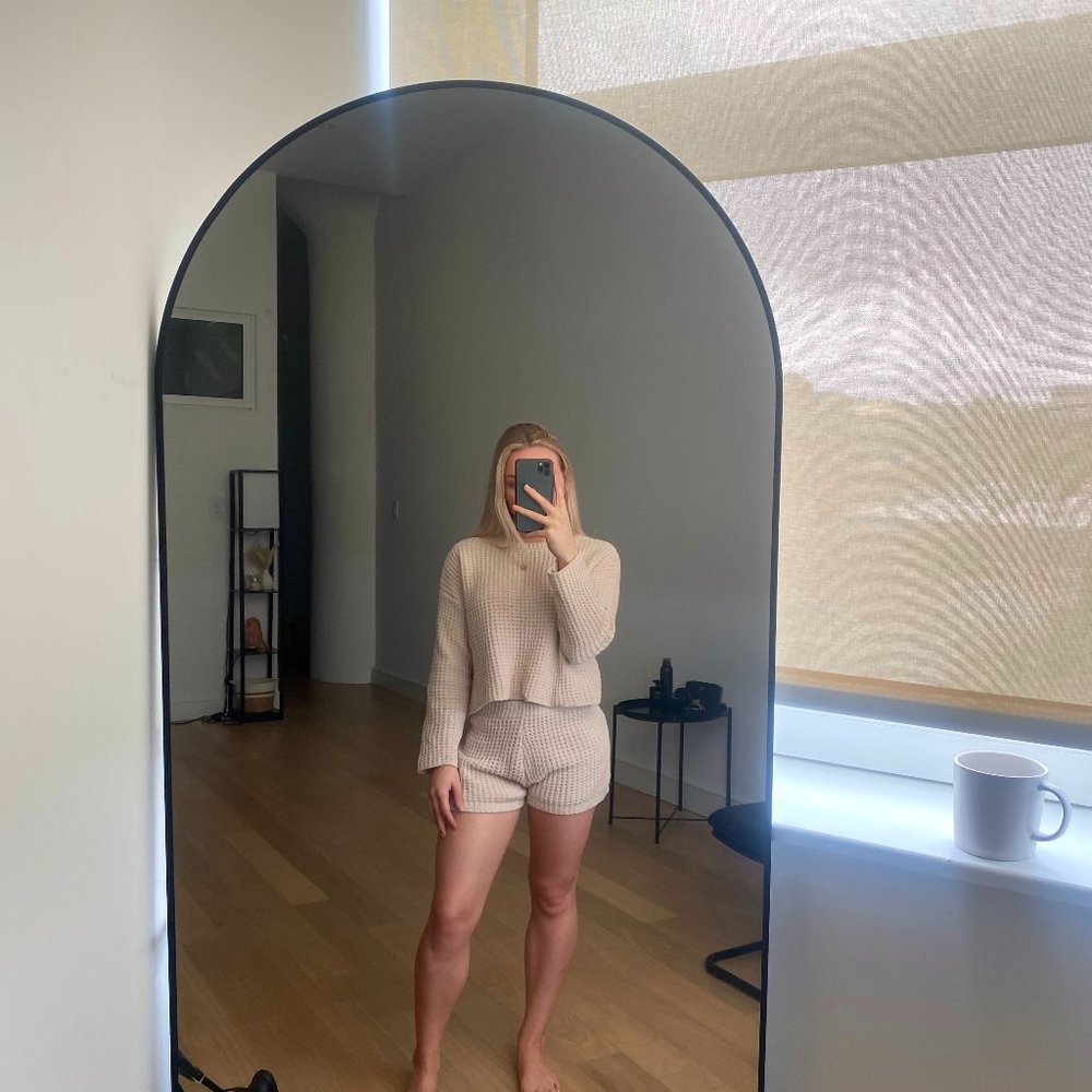 Beige Cozy Sweater Set